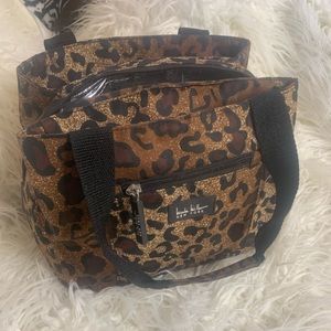 Nicole Miller leopard print bag